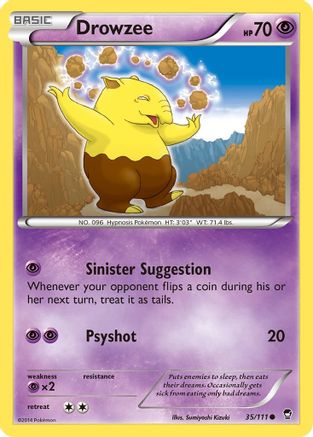 Drowzee 035/111 - XY  Furious Fists - for just $0.05! 
