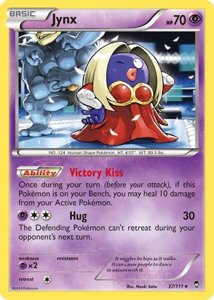 Jynx 037/111 - XY  Furious Fists Reverse Holofoil - for just $0.25! 