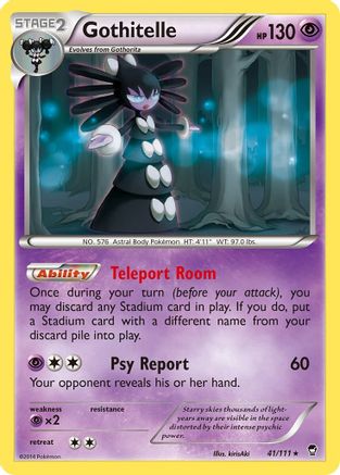Gothitelle 041/111 - XY  Furious Fists Reverse Holofoil - for just $0.43! 