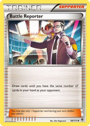 Battle Reporter 088/111 - XY  Furious Fists Reverse Holofoil - for just $0.23! 
