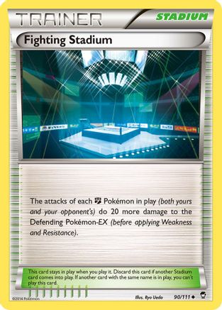 Fighting Stadium 090/111 - XY  Furious Fists Reverse Holofoil - for just $0.26! 