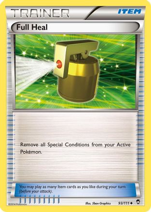 Full Heal 093/111 - XY  Furious Fists - for just $0.05! 