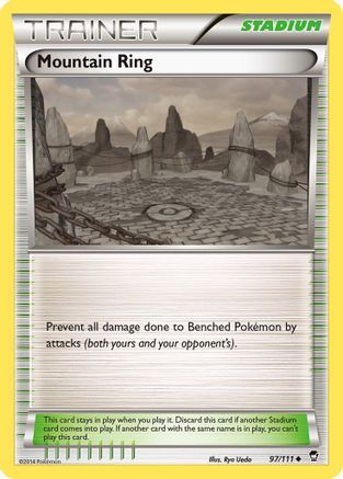 Mountain Ring 097/111 - XY  Furious Fists - for just $0.06! 