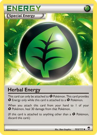 Herbal Energy 103/111 - XY  Furious Fists - for just $0.30! 