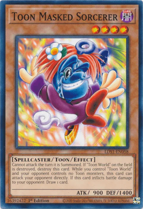 Toon Masked Sorcerer [LDS1-EN058] Common - for just $0.15! 