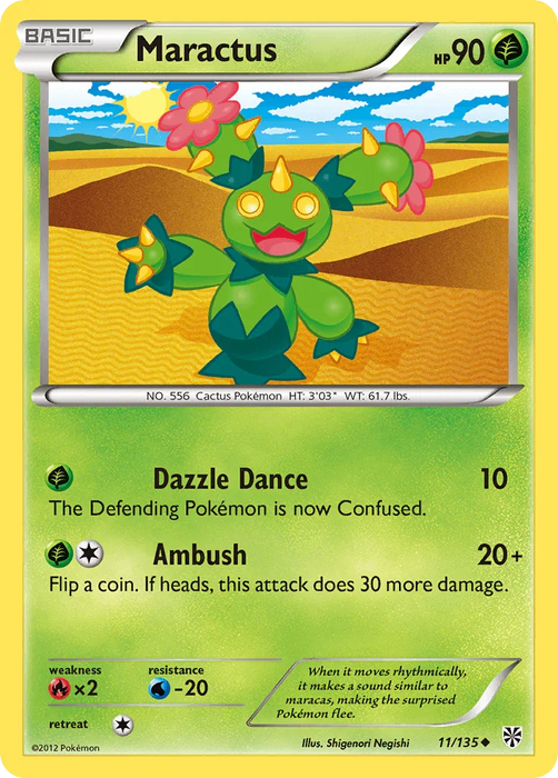 Maractus (11/135) [Black & White: Plasma Storm] - for just $0.15! 