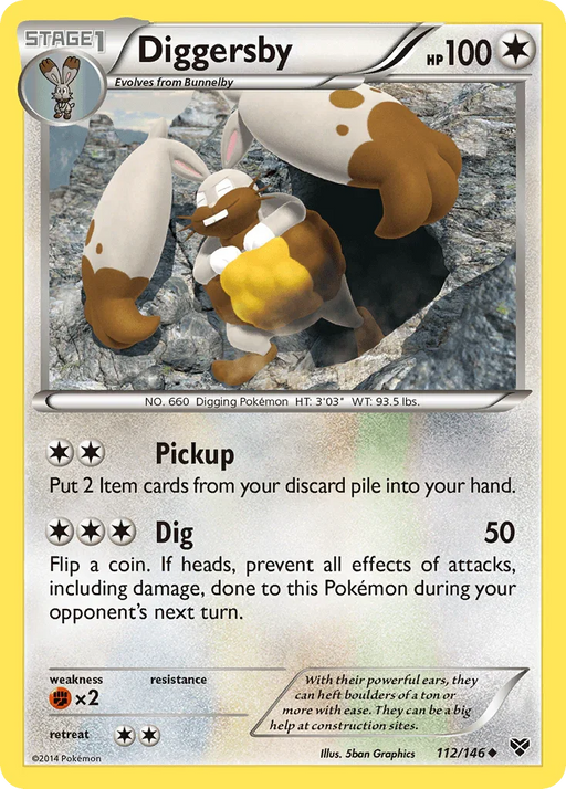 Diggersby (112/146) [XY: Base Set] - for just $0.20! 