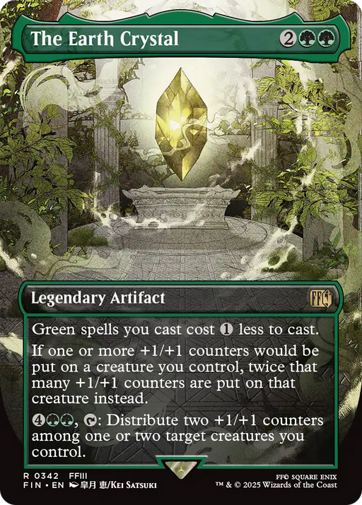 The Earth Crystal (FIN-342) - FINAL FANTASY (Borderless) Foil - for just $7.35! 