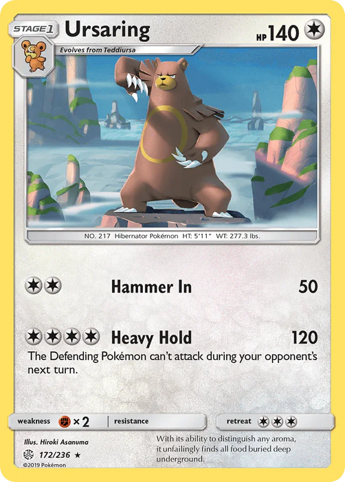 Ursaring (172/236) [Sun & Moon: Cosmic Eclipse] - for just $0.15! 