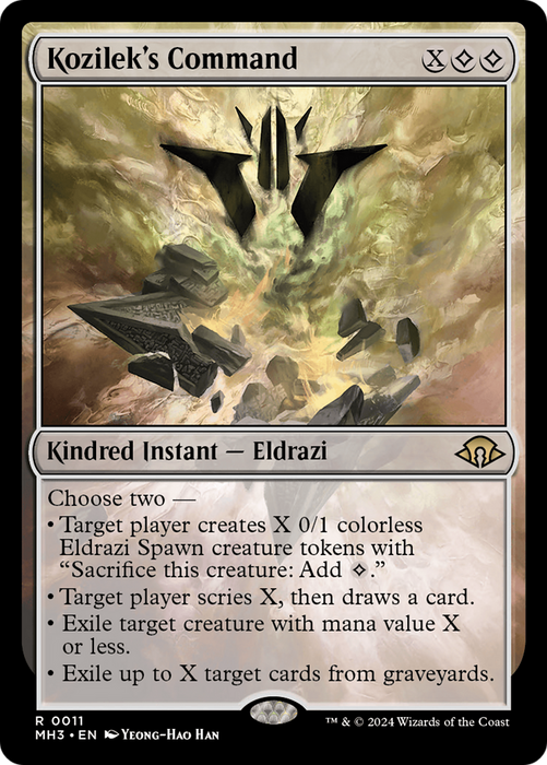 Kozilek's Command (MH3-011) - Modern Horizons 3 - for just $1.86! 