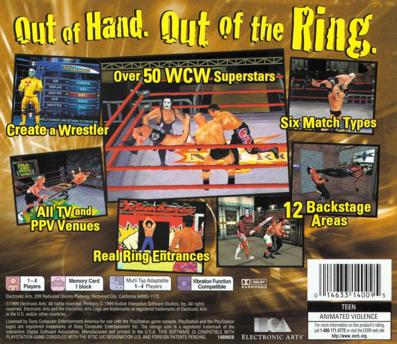 WCW Mayhem – PlayStation 1 (PS1) - for just $7.99! 