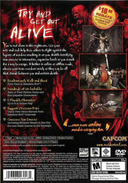 Resident Evil Outbreak: File #2 – PlayStation 2 (PS2) - for just $99.99! 