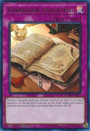Forbidden Apocrypha [DUDE-EN047] Ultra Rare - for just $0.10! 