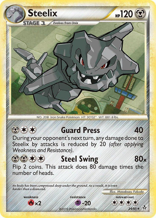 Steelix (24/95) (Theme Deck Exclusive) [HeartGold & SoulSilver: Unleashed] - for just $4.50! 