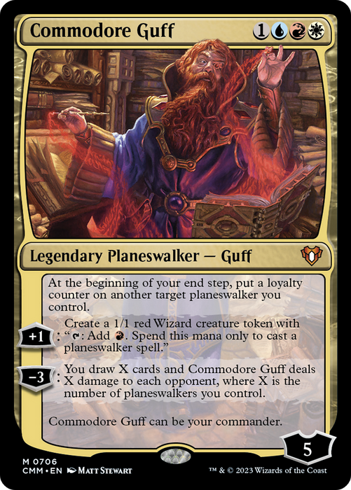 Commodore Guff (CMM-706) - Commander Masters Foil - for just $0.31! 