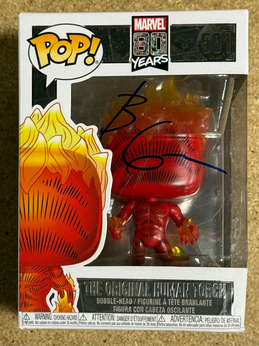 Brian Austin Green Signed Fantastic Four Original Human Torch #501 Funko Pop! With PSA COA - for just $65! 