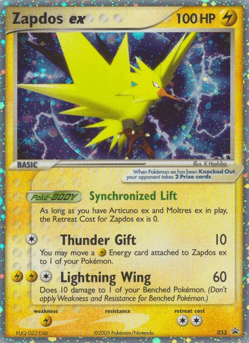 Zapdos ex (033) [Nintendo: Black Star Promos] - for just $54! 