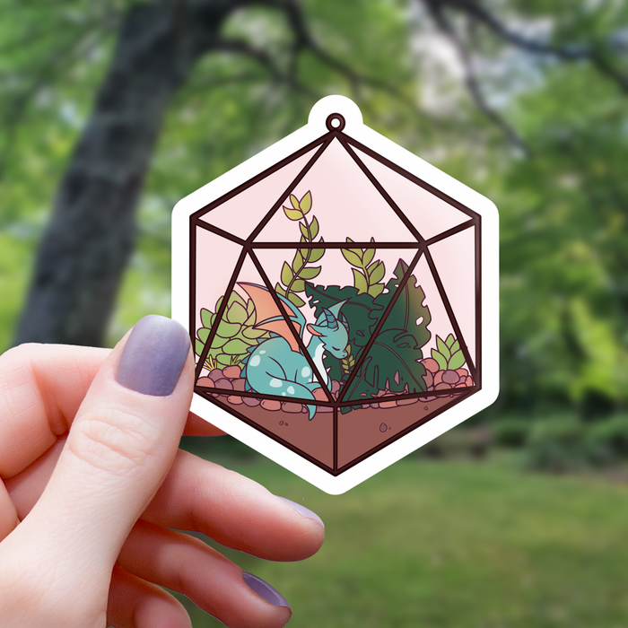 Dragon Terrarium RPG Inspired Sticker - 3" - for just $3.50! 