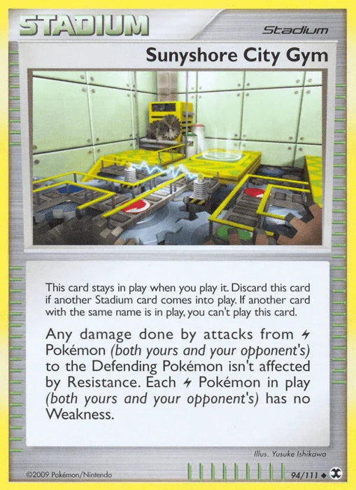 Sunyshore City Gym (94/111) [Platinum: Rising Rivals] - for just $0.15! 
