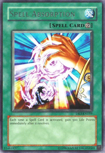 Spell Absorption [DR3-EN159] Rare - for just $4.20! 