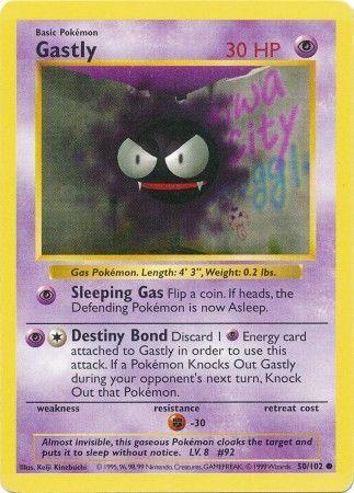 Gastly (50/102) [Base Set Shadowless Unlimited] - for just $2.20! 