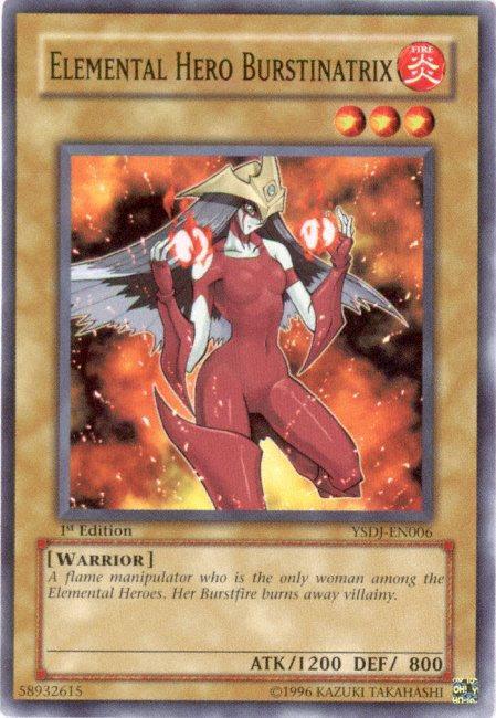 Elemental HERO Burstinatrix [YSDJ-EN006] Common - for just $0.30! 