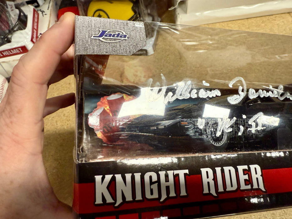 William Daniels Signed Knight Rider KITT 1:24 Car Box With JSA COA - for just $150! 