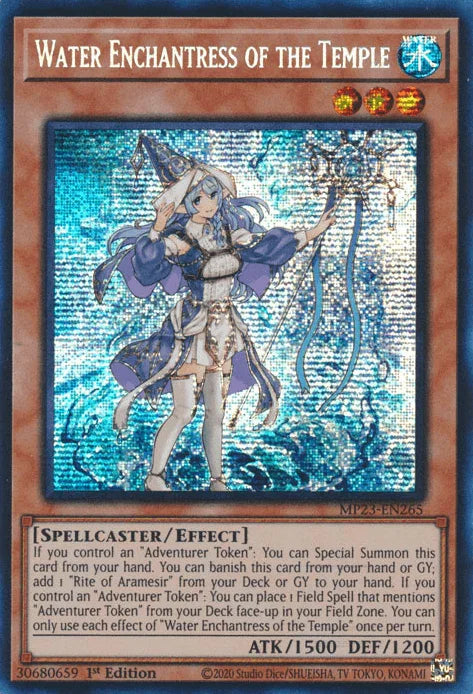 Water Enchantress of the Temple [MP23-EN265] Prismatic Secret Rare - for just $0.20! 