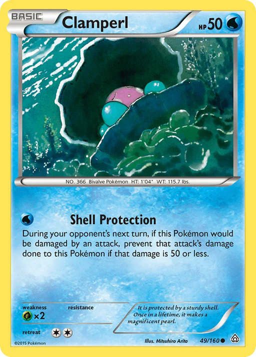 Clamperl (49/160) [XY: Primal Clash] - for just $0.10! 