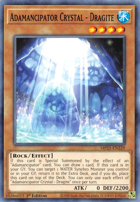 Adamancipator Crystal - Dragite [MP21-EN229] Common - for just $0.10! 