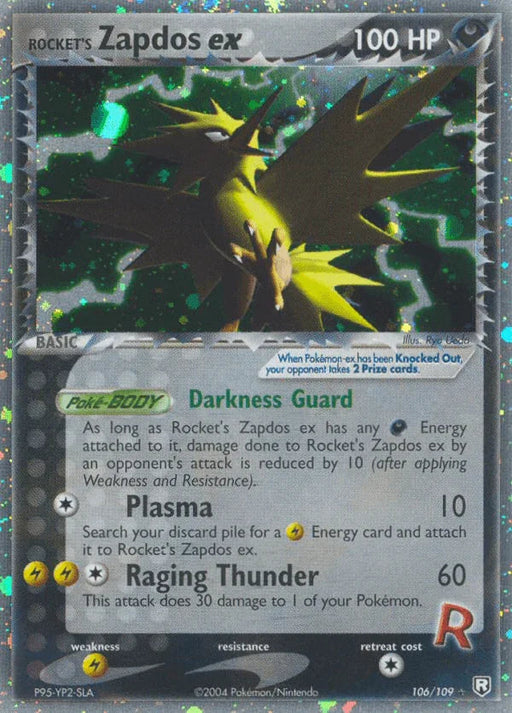 Rocket's Zapdos ex (106/109) [EX: Team Rocket Returns] - for just $360! 