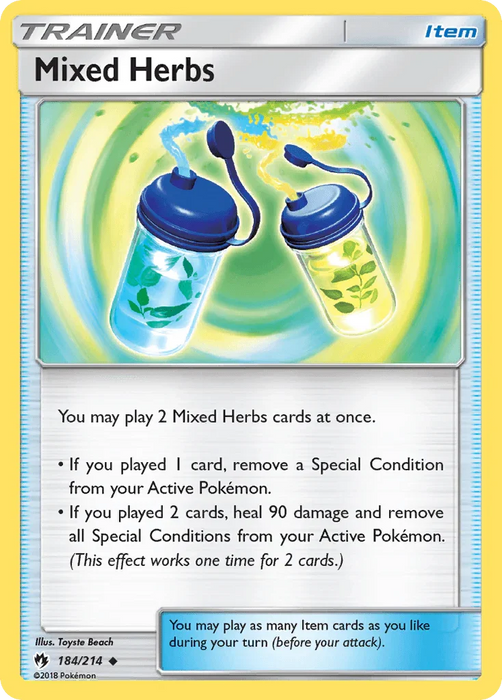 Mixed Herbs (184/214) [Sun & Moon: Lost Thunder] - for just $0.10! 