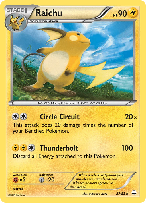 Raichu (27/83) [XY: Generations] - for just $0.85! 