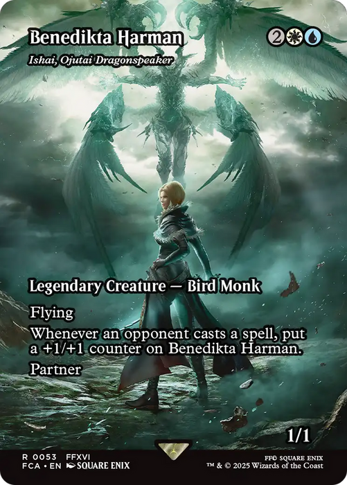 Ishai, Ojutai Dragonspeaker (FCA-053) - FINAL FANTASY: Through the Ages / Benedikta Harman (Borderless) Foil - for just $5.04! 