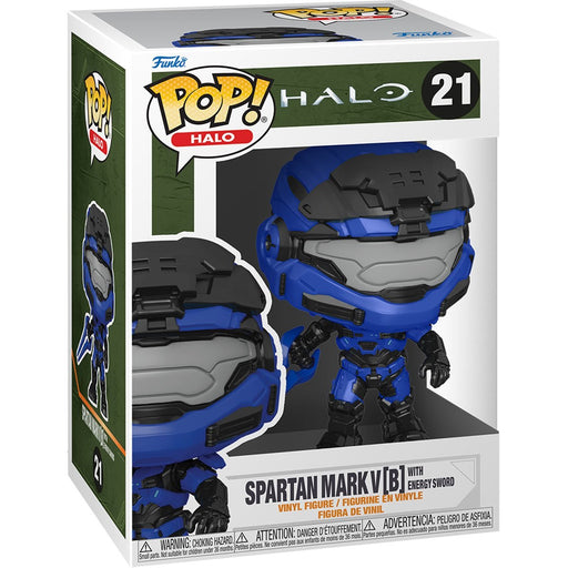 Funko Pop! Halo Infinite: Spartan Mark V with Energy Sword - Premium Bobblehead Figures - Just $8.95! Shop now at Retro Gaming of Denver