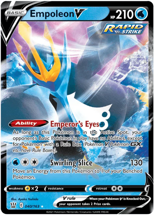 Empoleon V (040/163) [Sword & Shield: Battle Styles] - for just $0.40! 