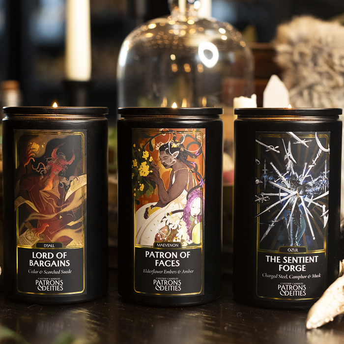 Cantrip Candles - Ozul, The Sentient Forge 16 oz. - for just $41.99! 