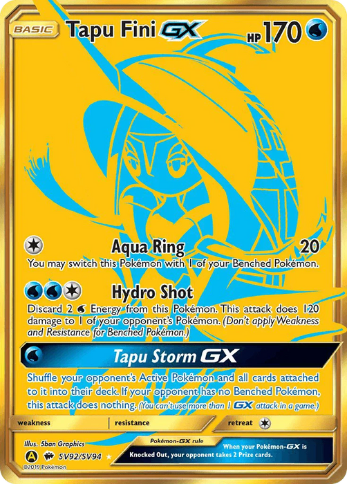 Tapu Fini GX (SV92/SV94) [Sun & Moon: Hidden Fates - Shiny Vault] - for just $8.35! 