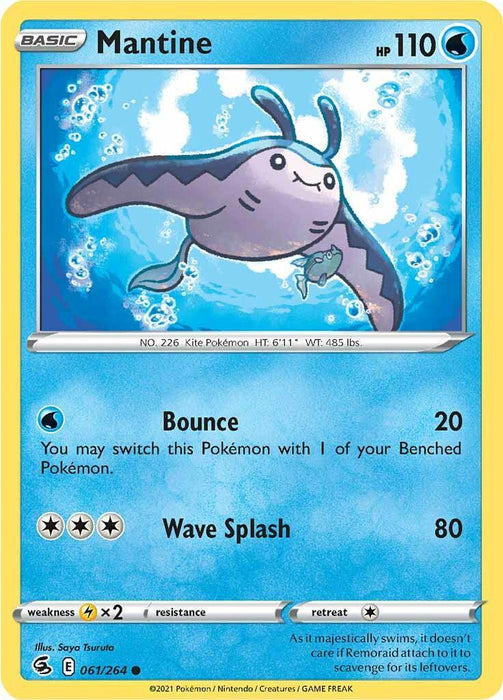 Mantine (061/264) [Sword & Shield: Fusion Strike] - for just $0.10! 