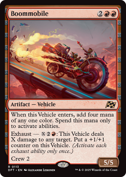 Boommobile (DFT-113) - Aetherdrift Foil - for just $0.06! 
