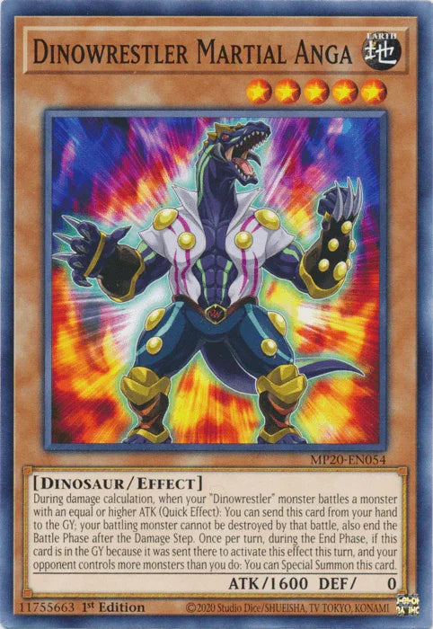 Dinowrestler Martial Anga [MP20-EN054] Common - for just $0.10! 