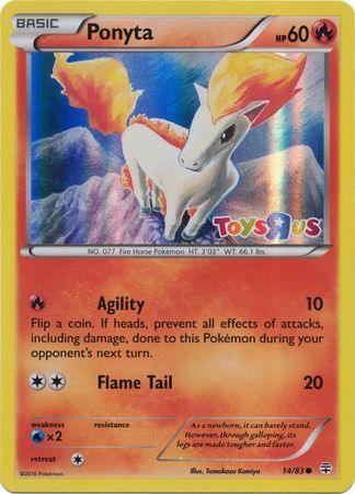 Ponyta (14/83) (Toys R Us Promo) [XY: Generations] - for just $34! 