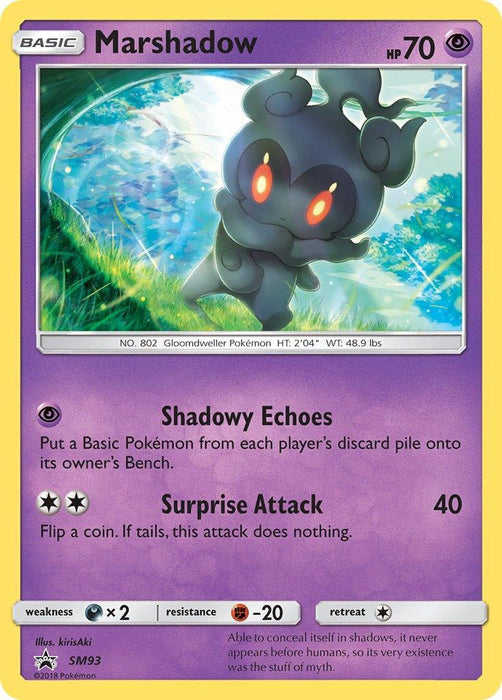 Marshadow (SM93) [Sun & Moon: Black Star Promos] - for just $0.90! 