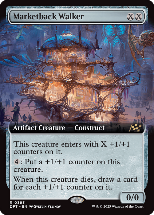 Marketback Walker (DFT-393) - Aetherdrift: (Extended Art) Foil - for just $0.19! 