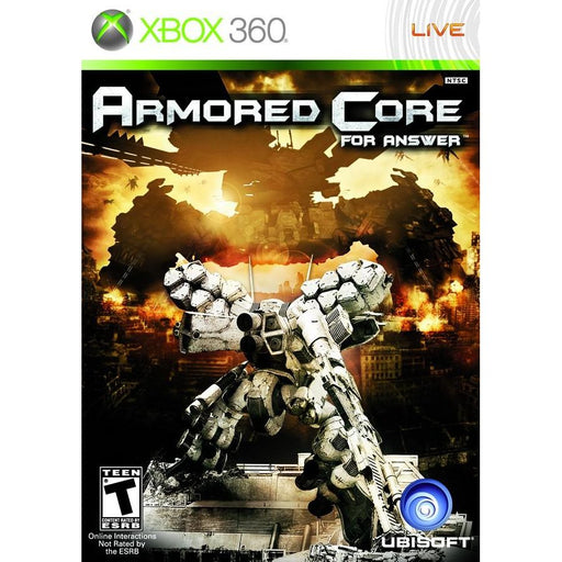Armored Core For Answer (Xbox 360) - Just $0! Shop now at Retro Gaming of Denver