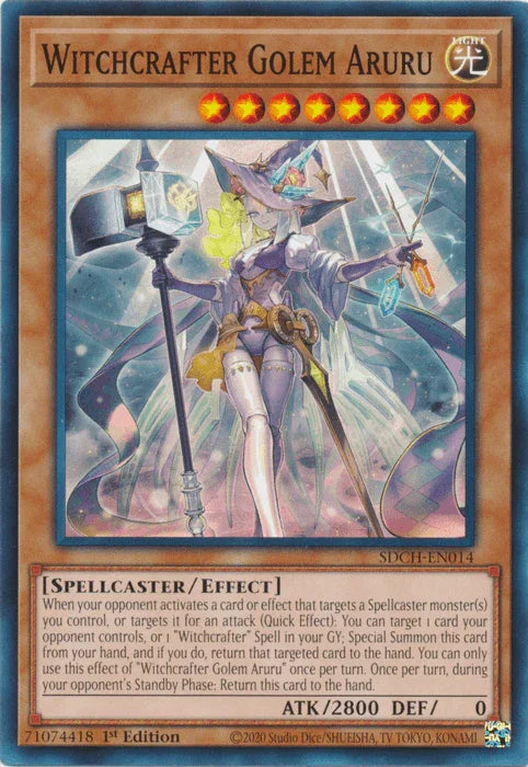 Witchcrafter Golem Aruru [SDCH-EN014] Common - for just $0.10! 