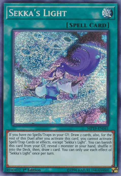 Sekka's Light [MP19-EN041] Prismatic Secret Rare - for just $0.70! 