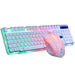 GTX300 Gaming CF LOL Gaming Keyboard Mouse Glowing Set - for just $23.92! 