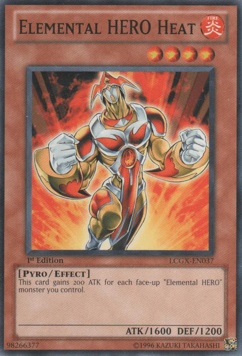 Elemental HERO Heat [LCGX-EN037] Common - for just $0.25! 