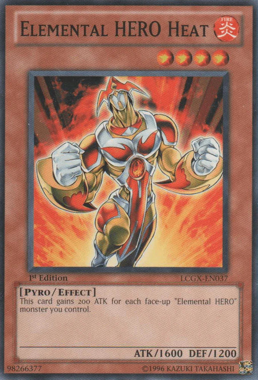 Elemental HERO Heat [LCGX-EN037] Common - for just $0.20! 